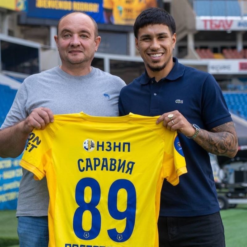 «Ростов» объявил о трансфере полузащитника «Пеньяроля» Родриго Саравии