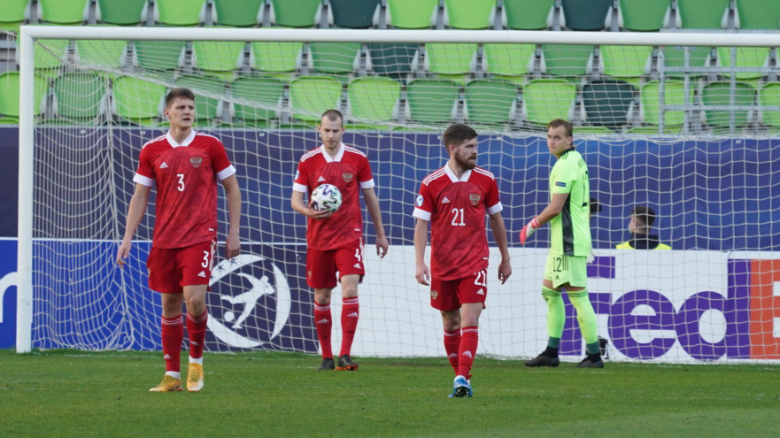 Молодёжная сборная России уступила Дании в третьем туре Евро-2021