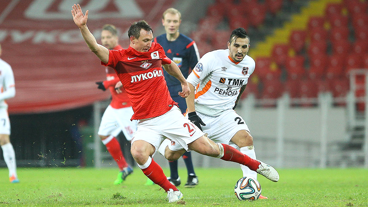 «Спартак» обыграл «Урал» в заключительном матче Премьер-Лиги в 2014 году