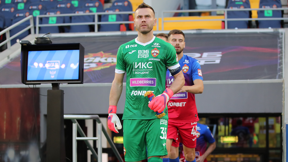 Игорь Акинфеев сыграл 490-й матч в РПЛ и стал рекордсменом чемпионатов России