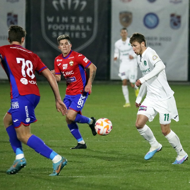 ЦСКА и «Ахмат» завершили товарищеский матч в Турции ничьей