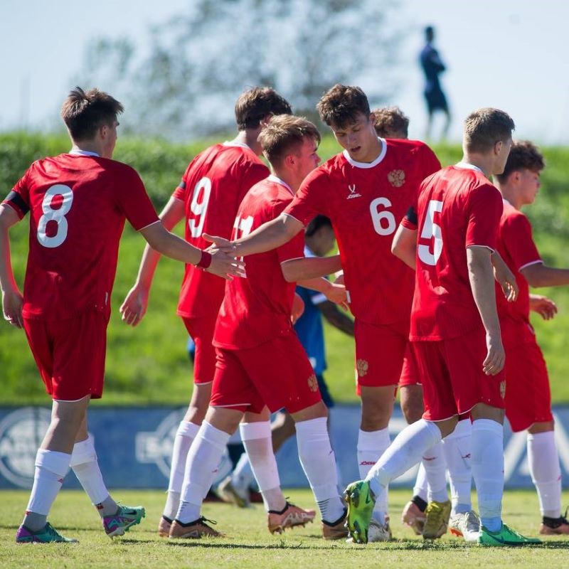 Молодёжная сборная России забила семь голов молодёжке «Насьоналя» в Уругвае