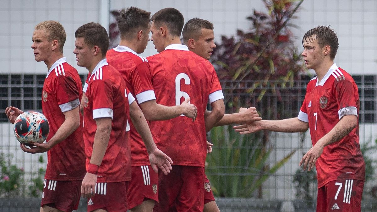 Молодёжная сборная России забила шесть голов молодёжке «Сантоса» в Бразилии