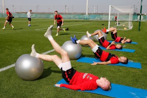 Spartak power training session