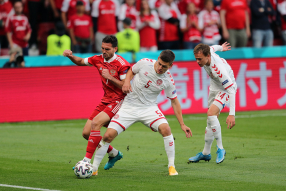 Russia 1-4 Denmark