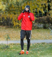 Тренировка «Локомотив» перед матчем с «Бешикташем»