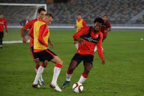 Spartak Moscow Training Session at UAE Training Ca ...