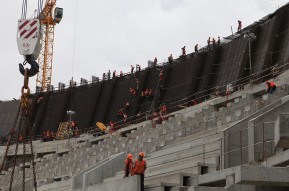 Строительство стадиона "Краснодар"