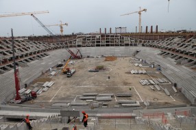 Строительство стадиона "Краснодар"