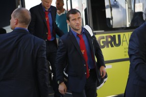 National Team of Russia arrives to Brazil