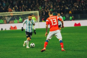 Болельщики на матче Россия -  Аргентина 0:1