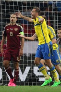 Россия - Швеция 1-0. Матч отборочного турнира ЧЕ-2 ...