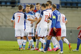Лихтенштейн - Россия 0 - 7. Матч отборочного турни ...